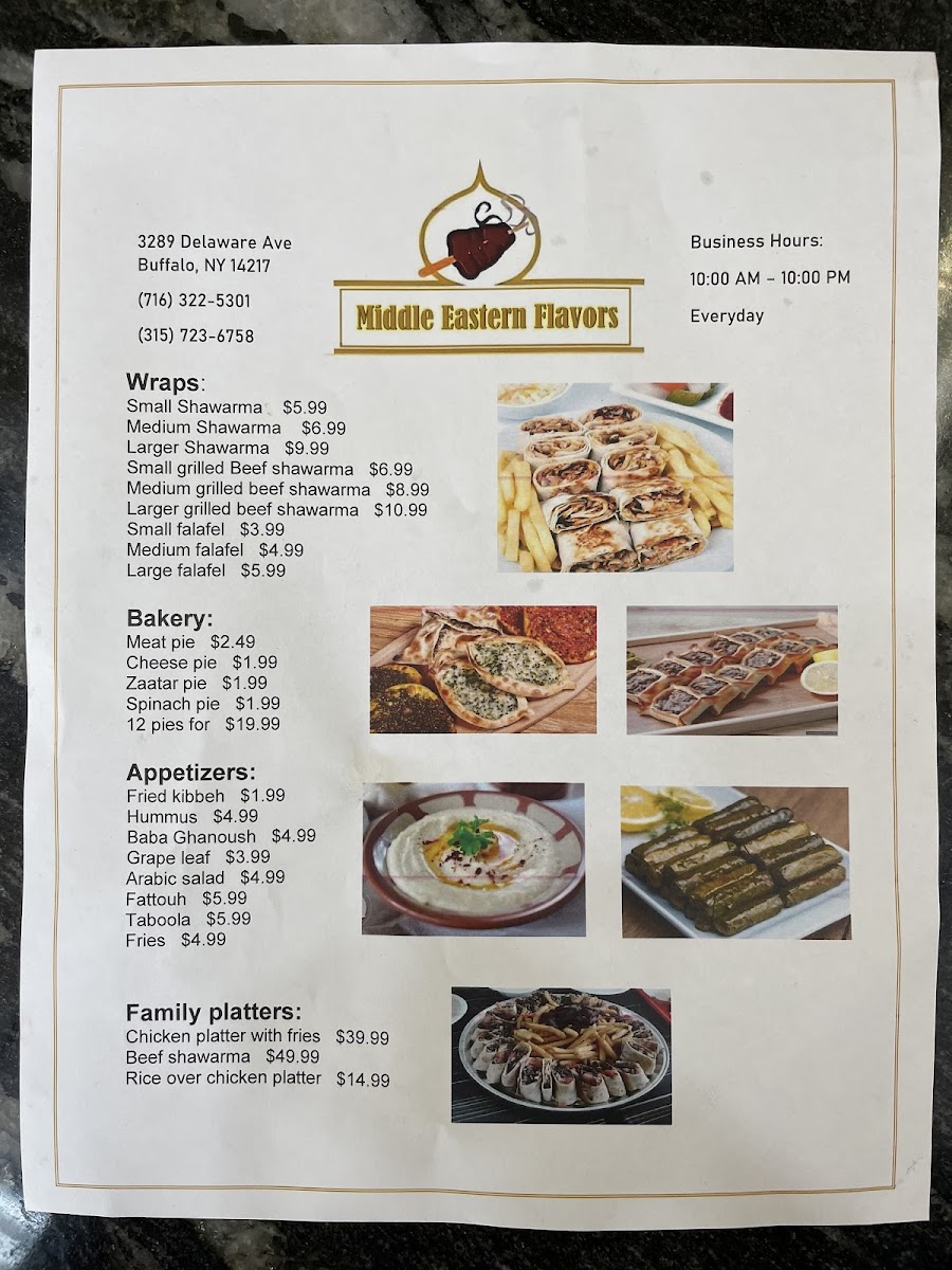 Menu Middle Eastern Flavors-4