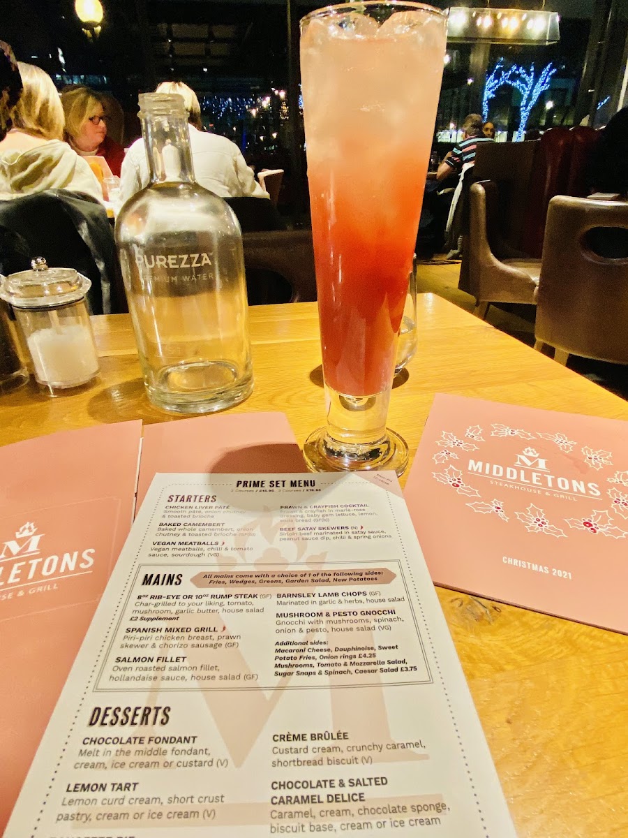 Menu Middletons Milton Keynes-10