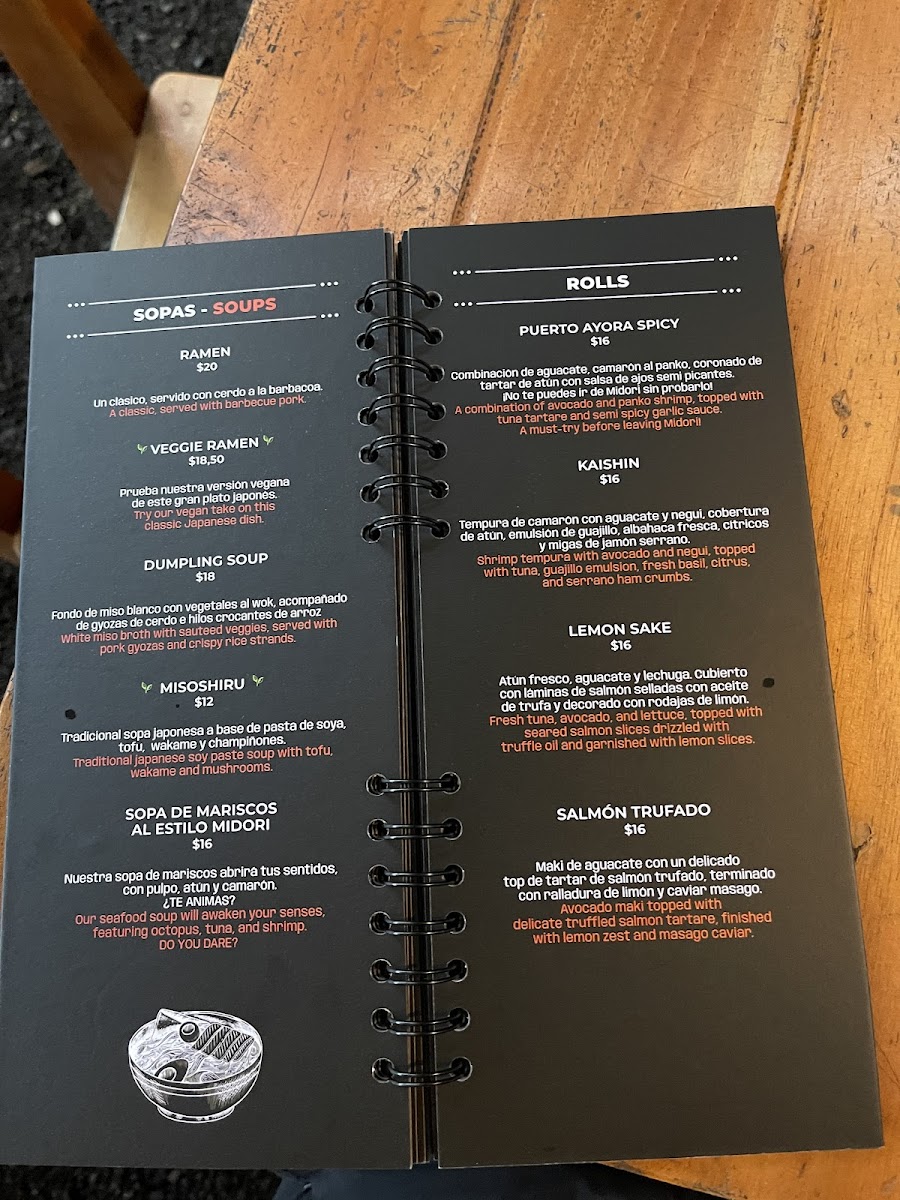 Menu Midori-5