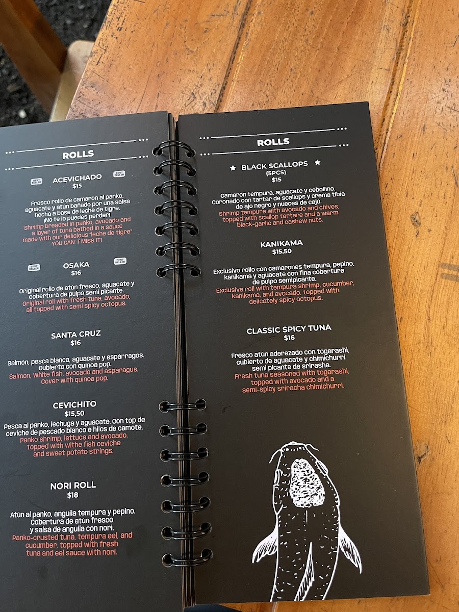 Menu Midori-6