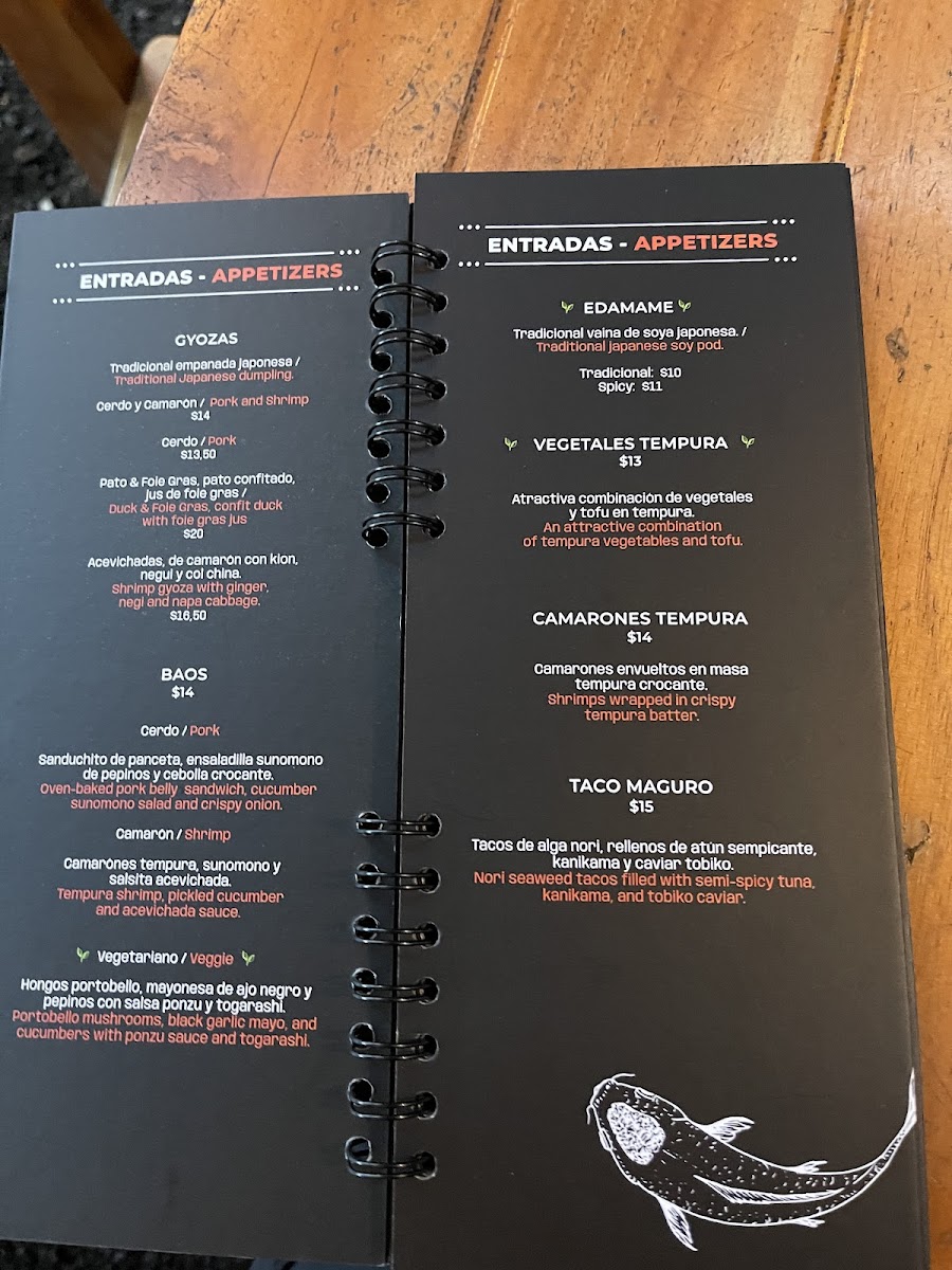 Menu Midori-8