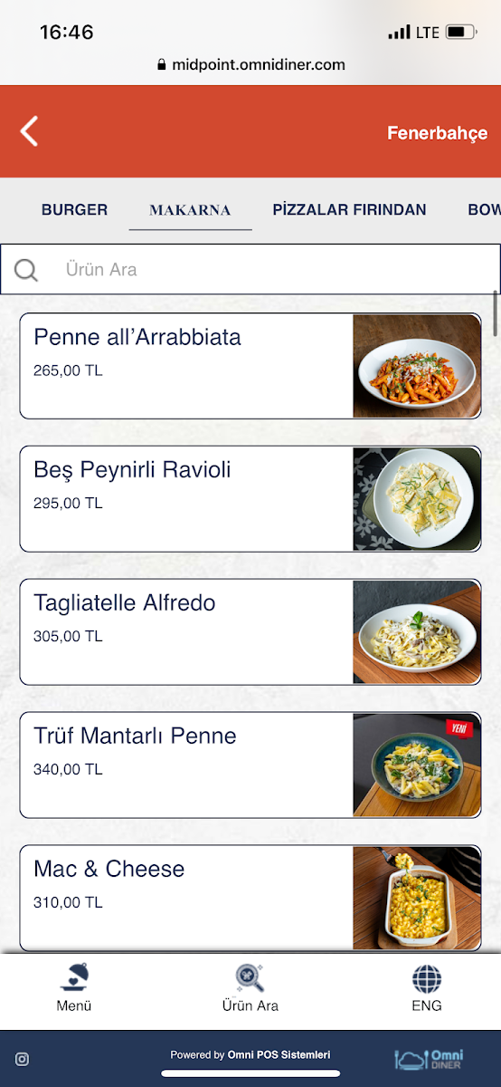 Menu Midpoint-10