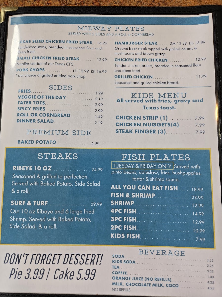 Menu Midway Cafe-1