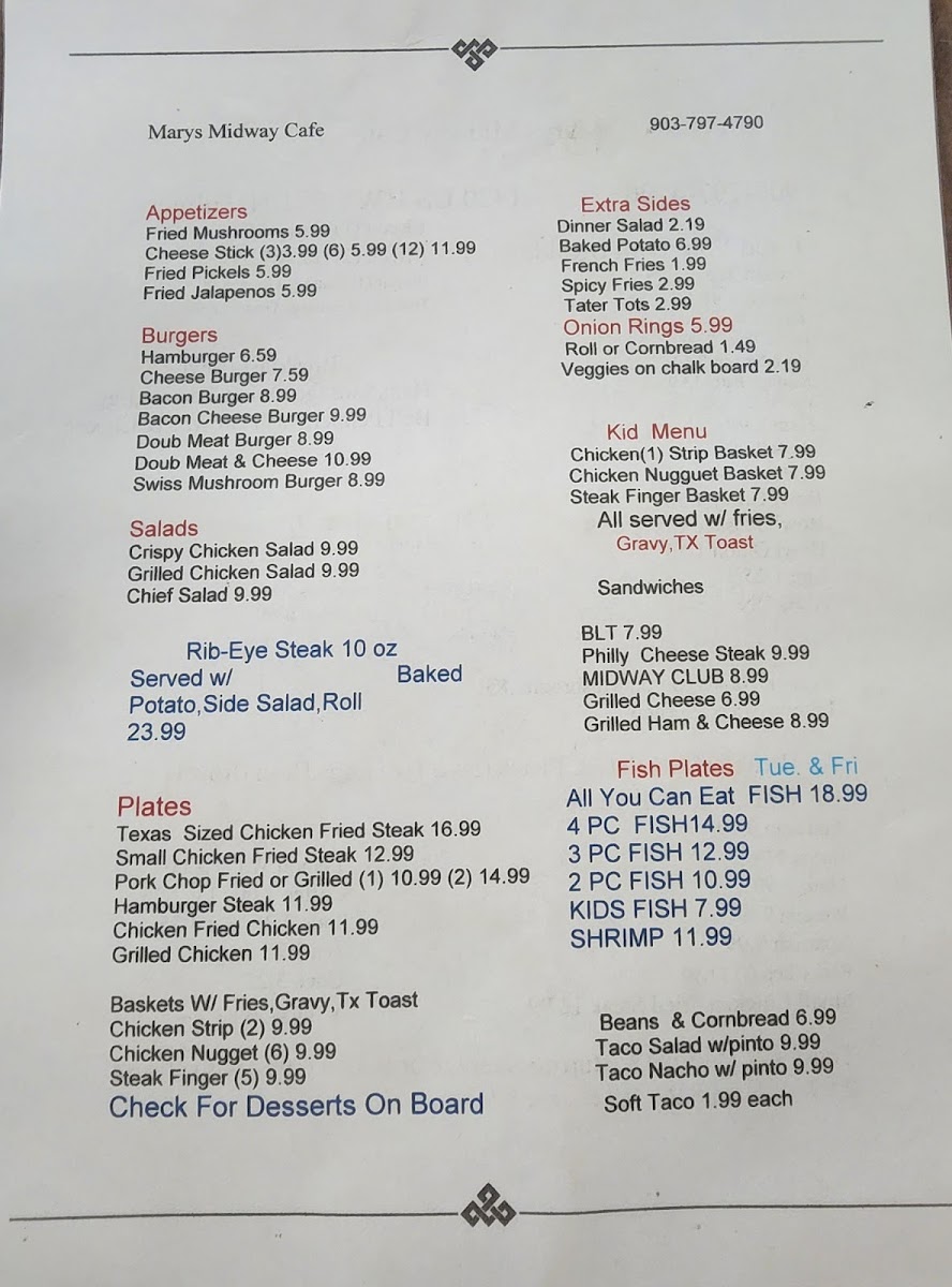 Menu Midway Cafe-3