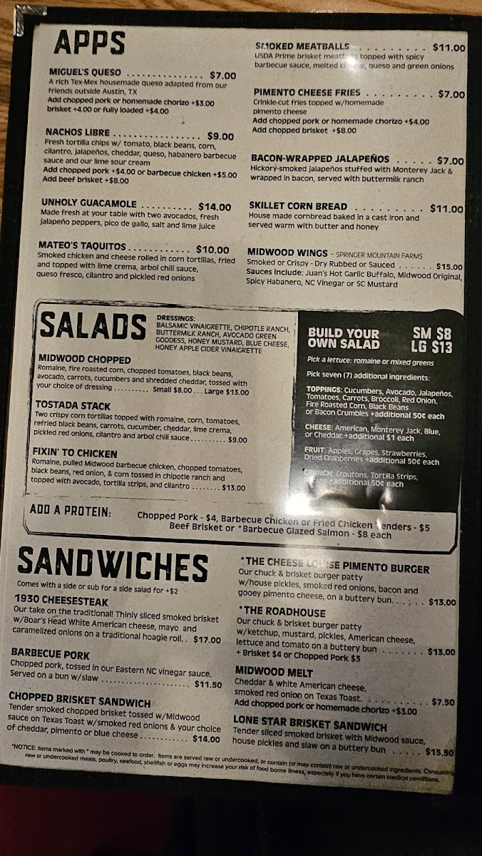 Menu Midwood Smokehouse-5