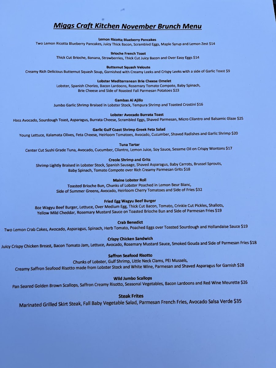 Menu Miggs Craft Kitchen-8