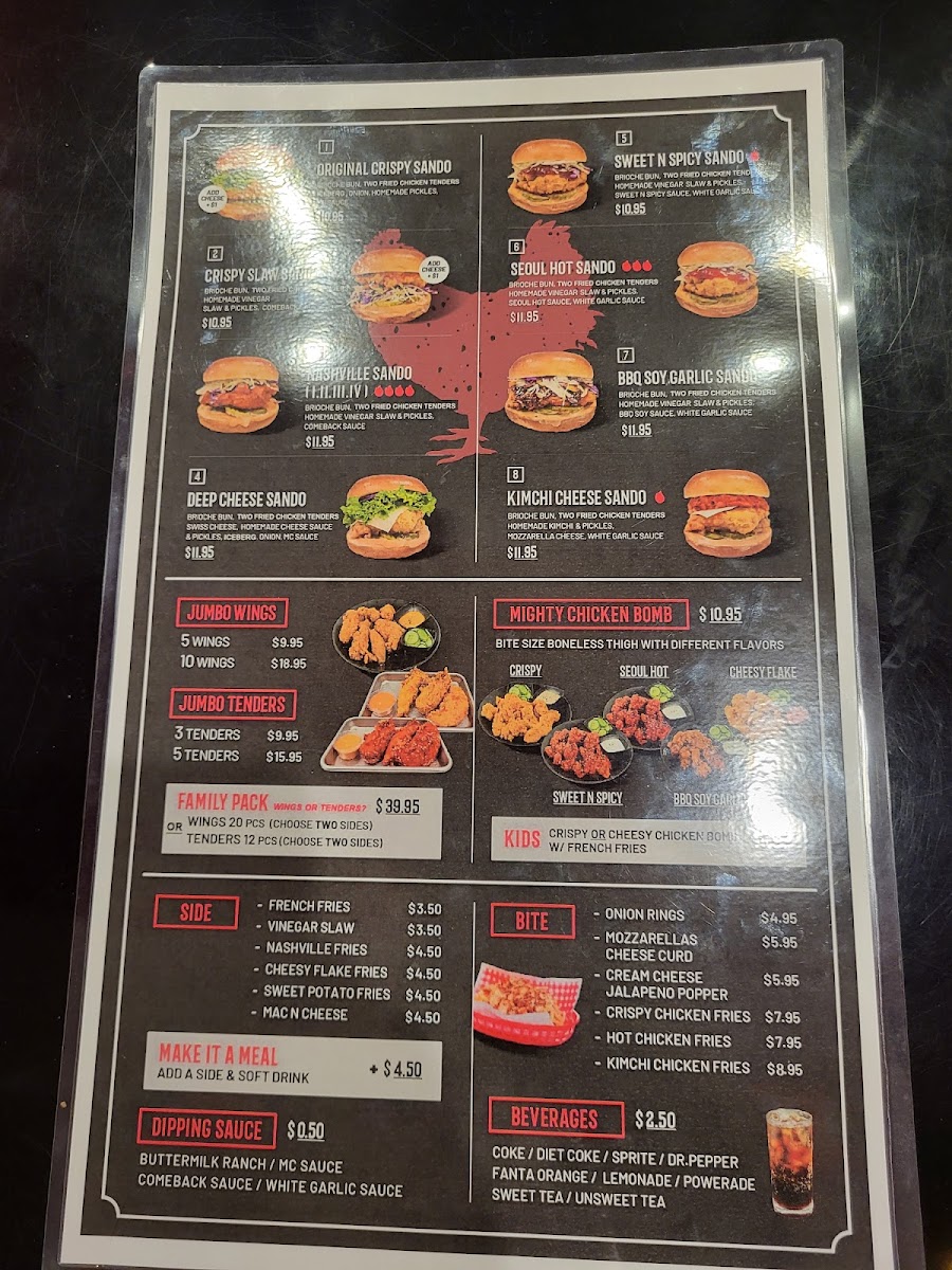 Menu Mighty Chick Sando-7
