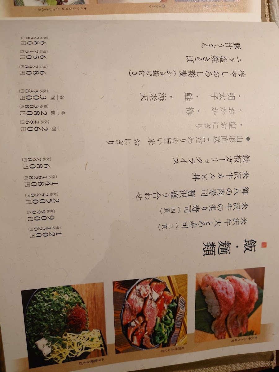 Menu Mihachi-7