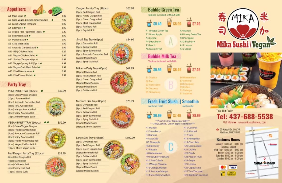 Menu Mika Sushi (Markham)-2