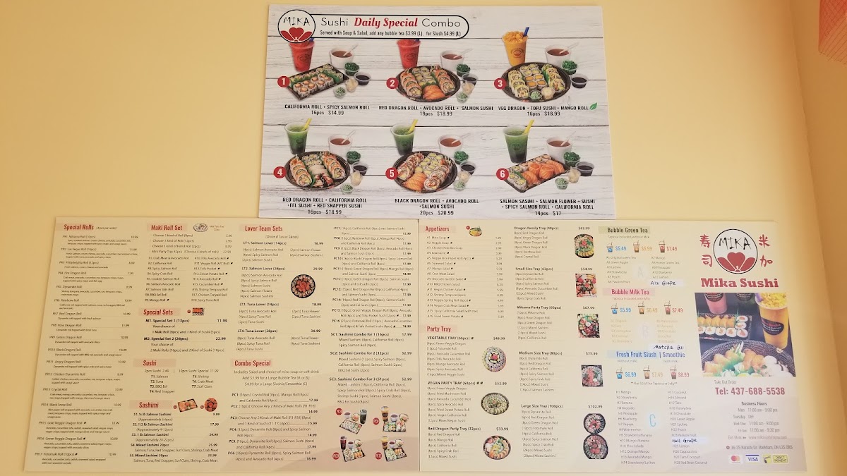 Menu Mika Sushi (Markham)-3