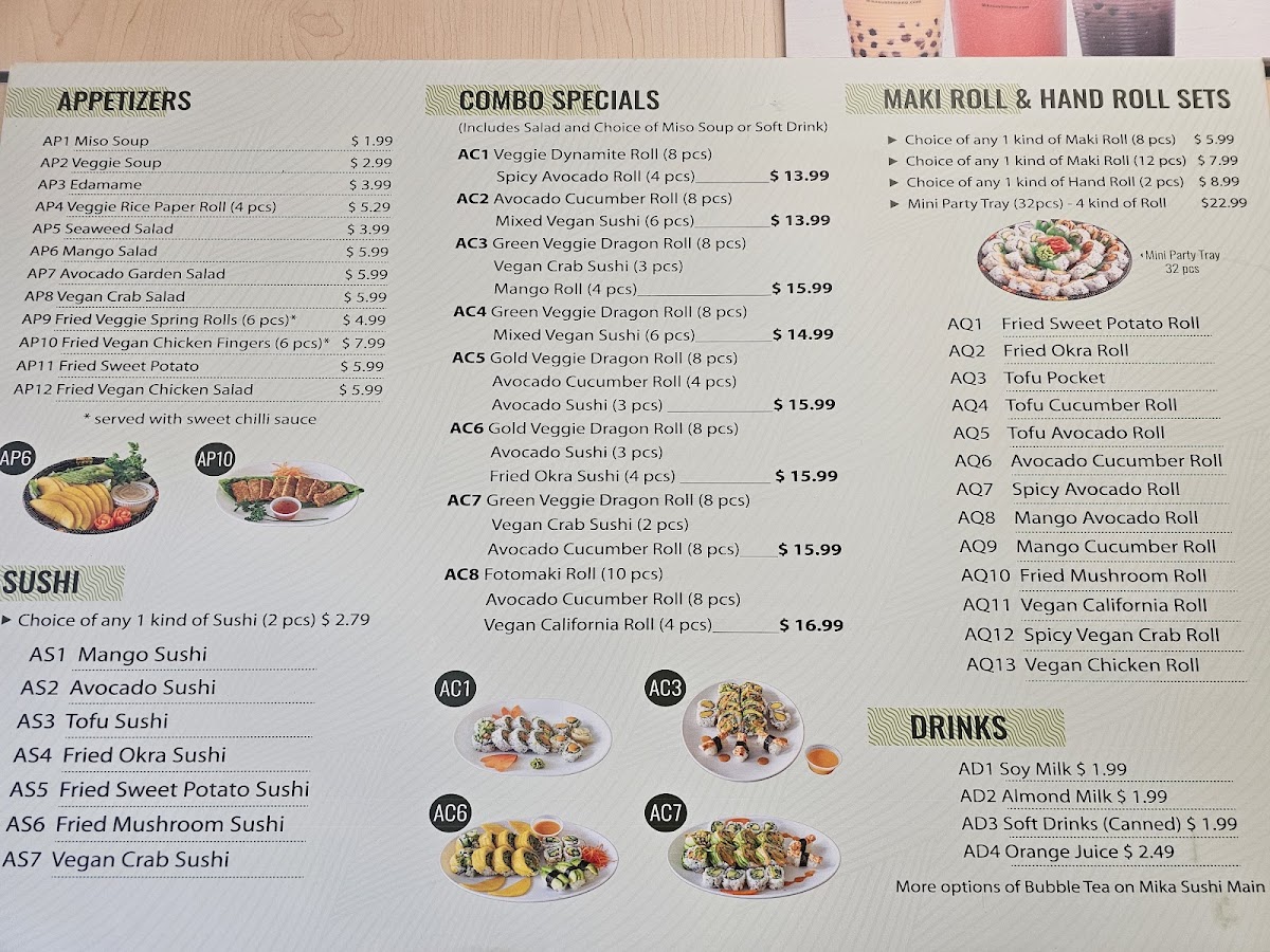 Menu Mika Sushi (Markham)-8