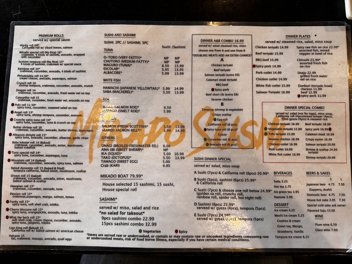 Menu Mikado Sushi | Japanese Restaurant-2