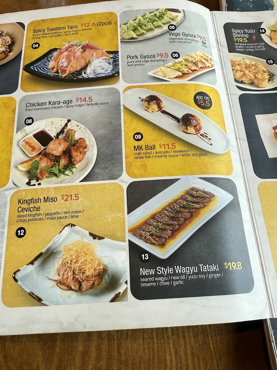Menu Mikazuki Parramatta-1