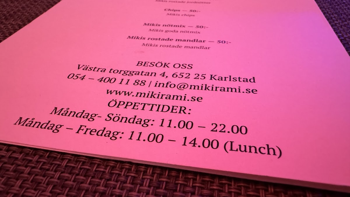 Menu Miki Rami-4