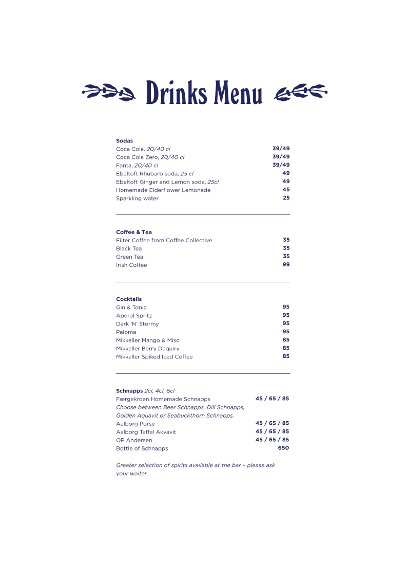 Menu Mikkeller Færgekroen-6