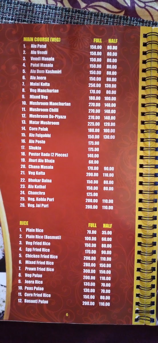 Menu Milanee's Kitchen- Bengali Restaurant Jamshedpur-7