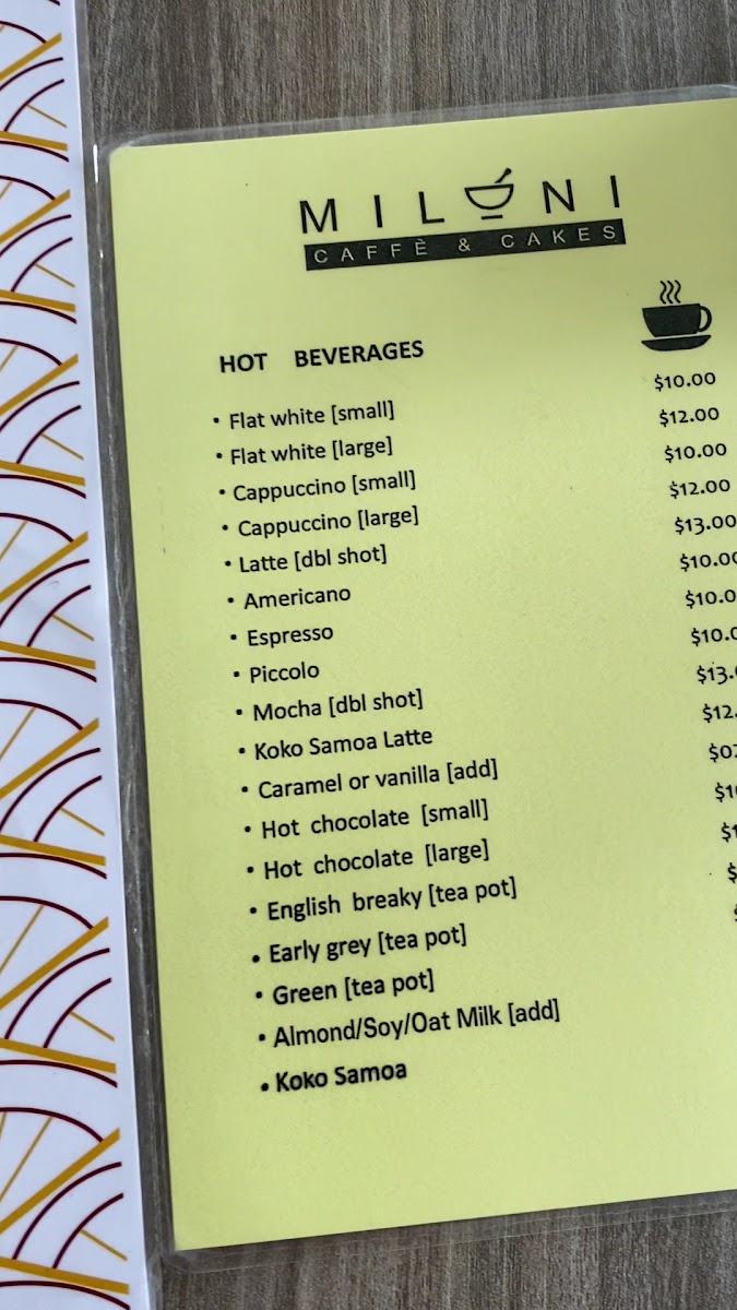 Menu Milani Cafè & Cakes-6