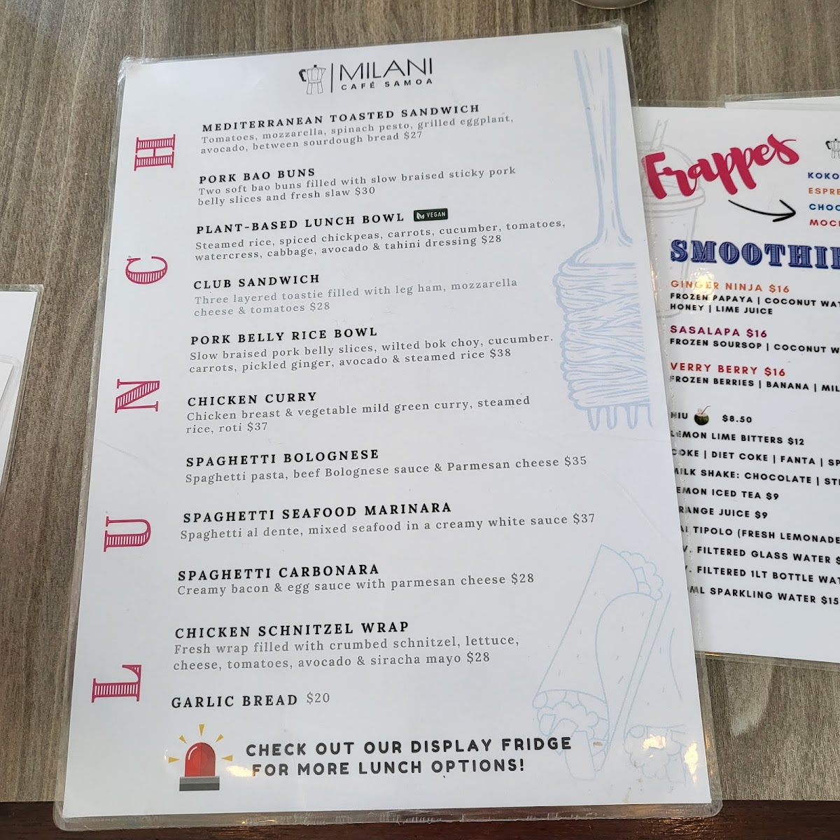 Menu Milani Cafè & Cakes-9