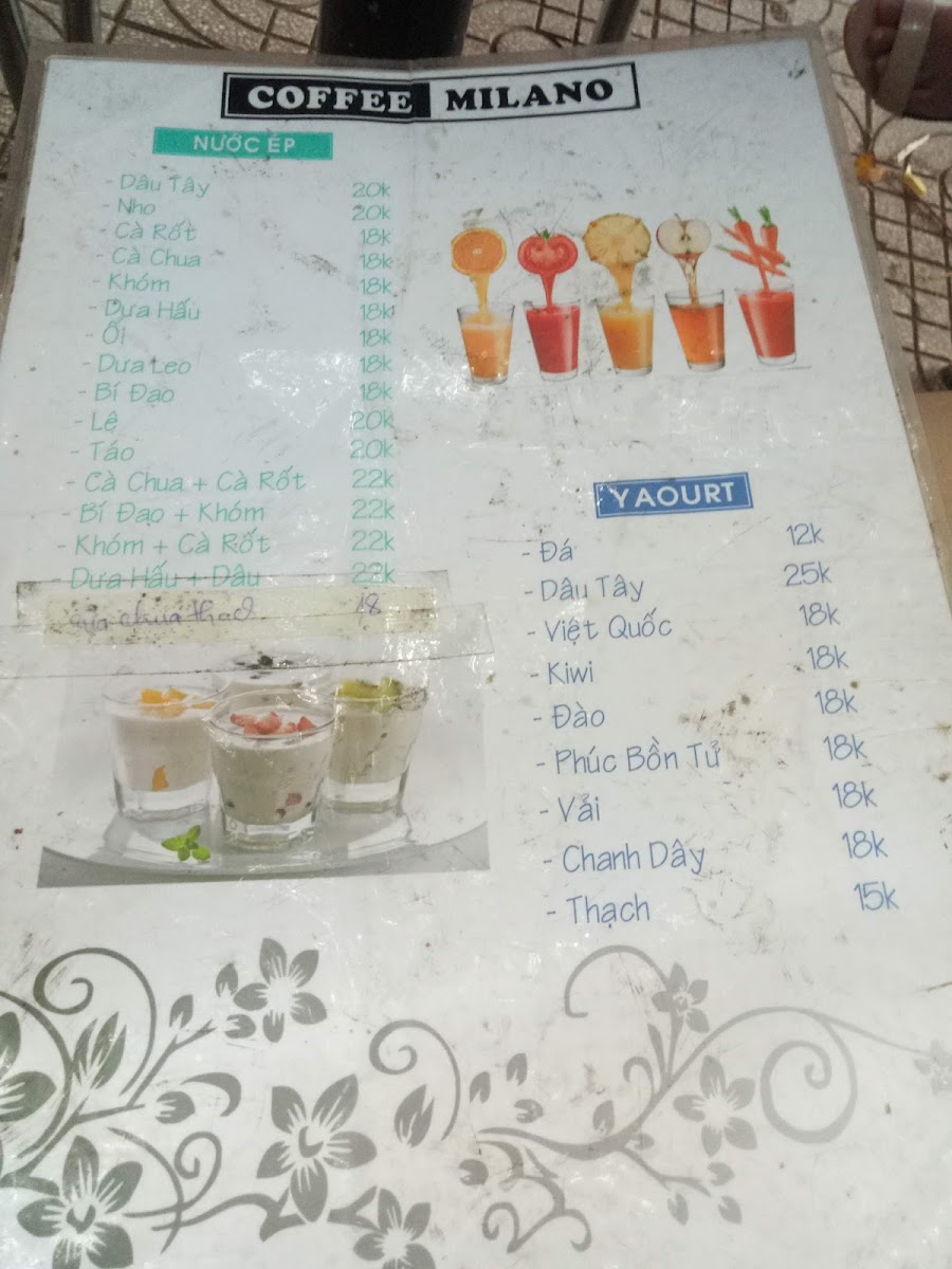 Menu Milano Coffee-1