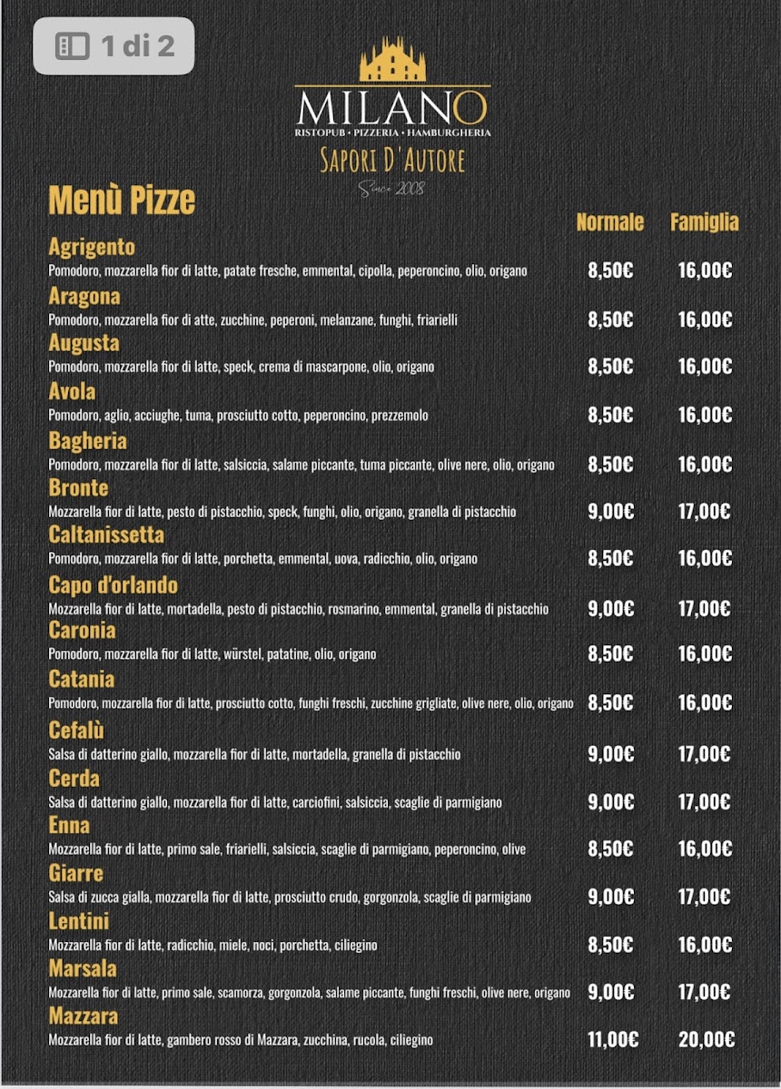 Menu Milano Ristopub Pizzeria-2