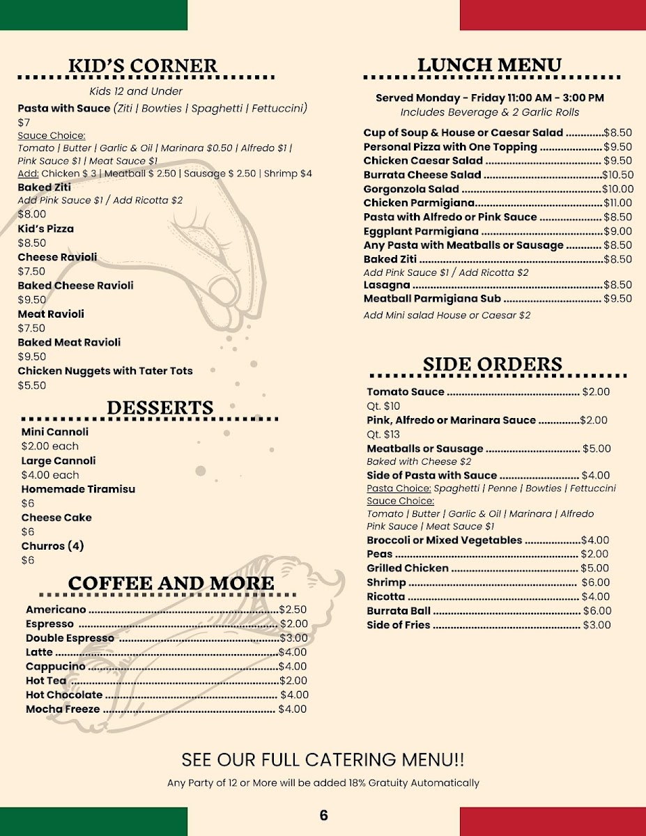Menu Milano's Pizzas-3