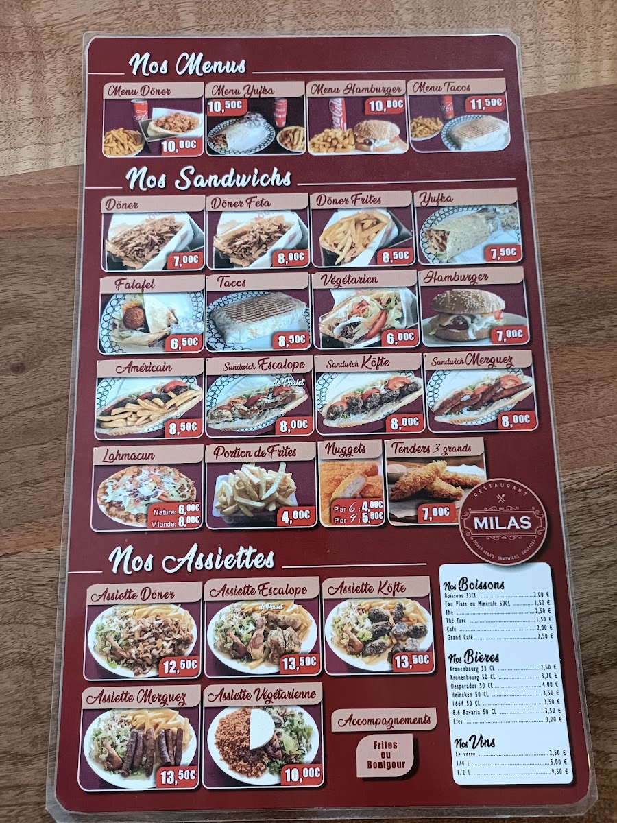 Menu Milas-1