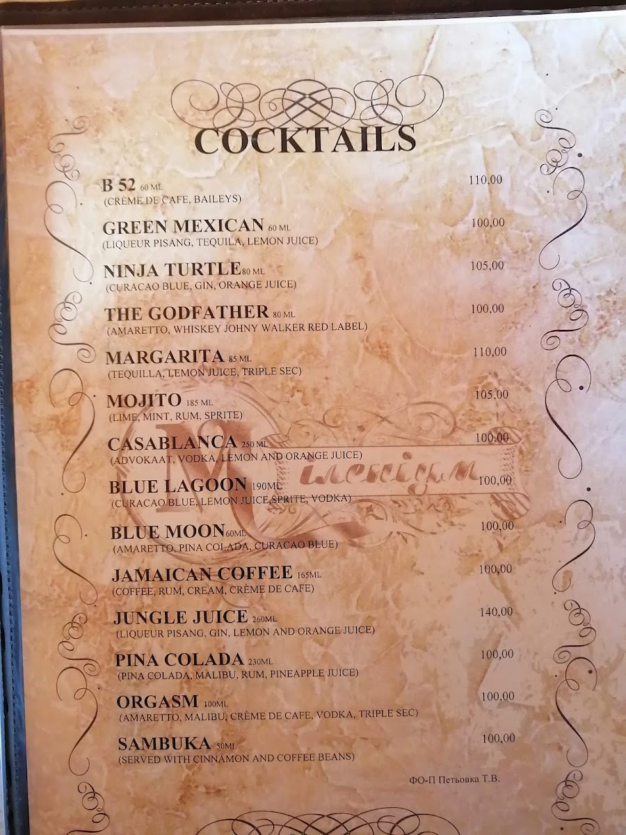 Menu Milenium-5