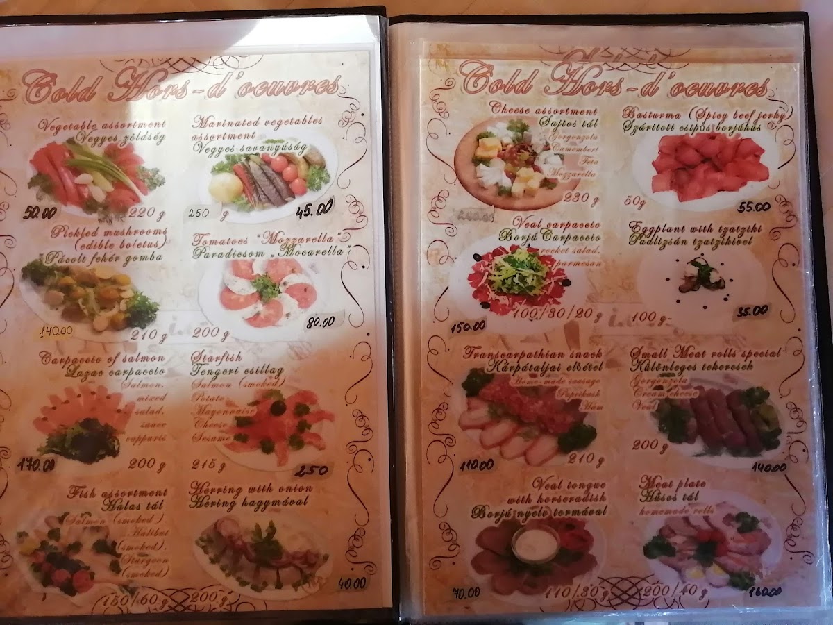 Menu Milenium-9
