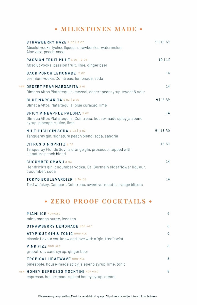 Menu Milestones-10