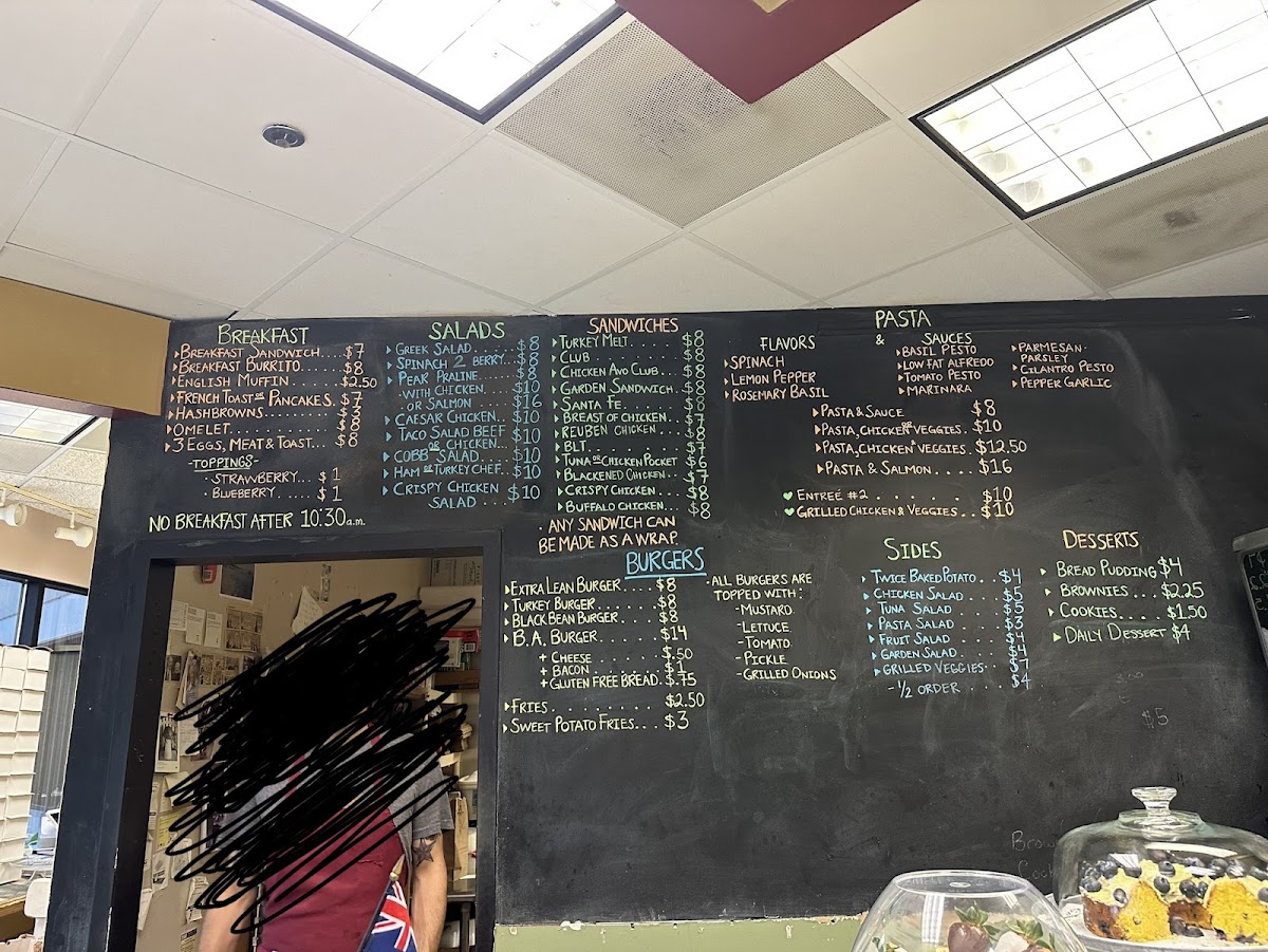 Menu Milford Track-2
