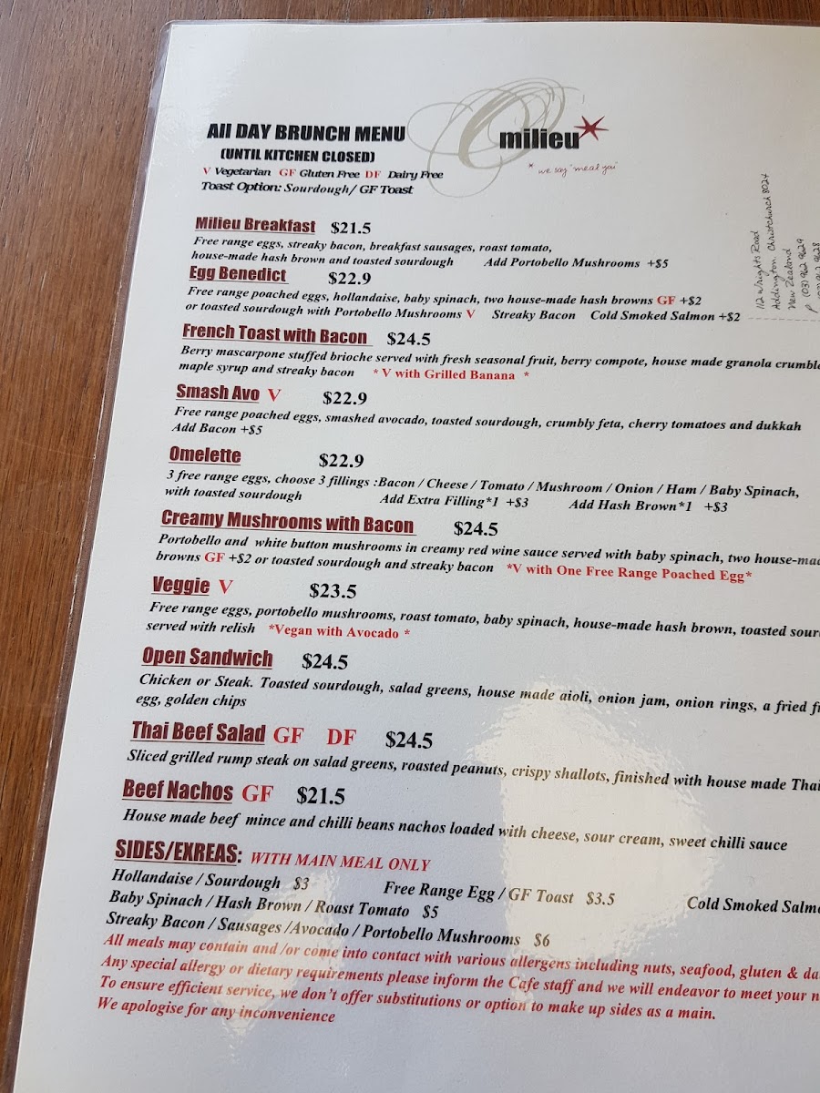 Menu Milieu Cafe-3