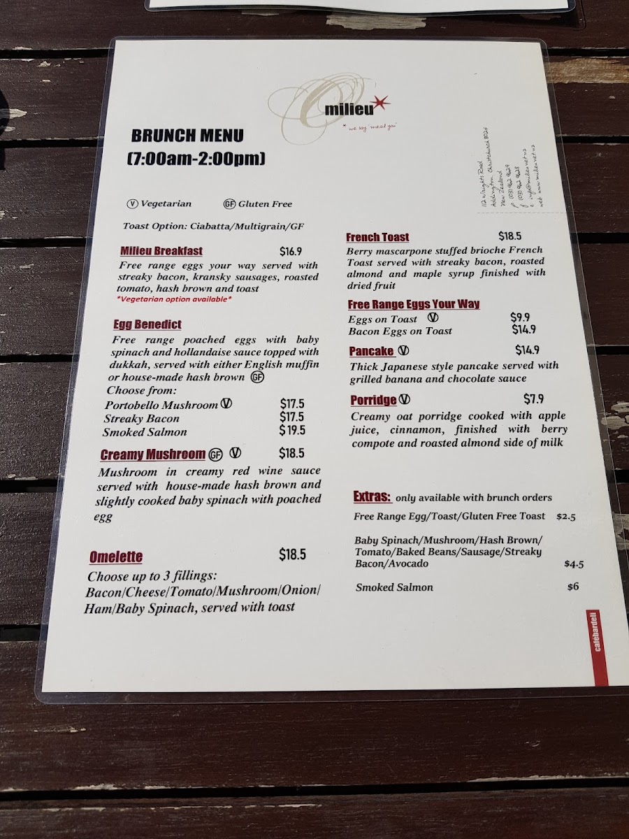 Menu Milieu Cafe-4