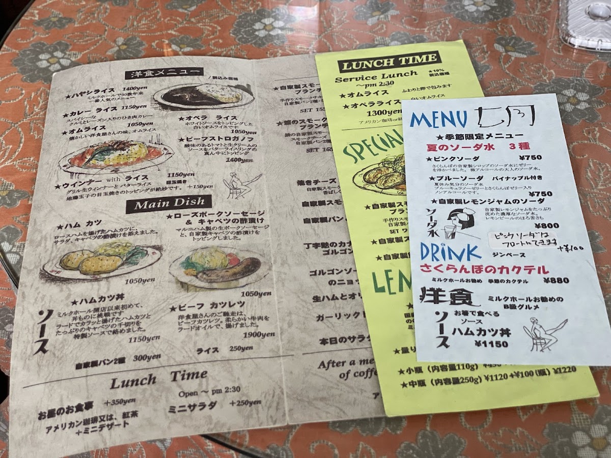 Menu Milk Hall-8