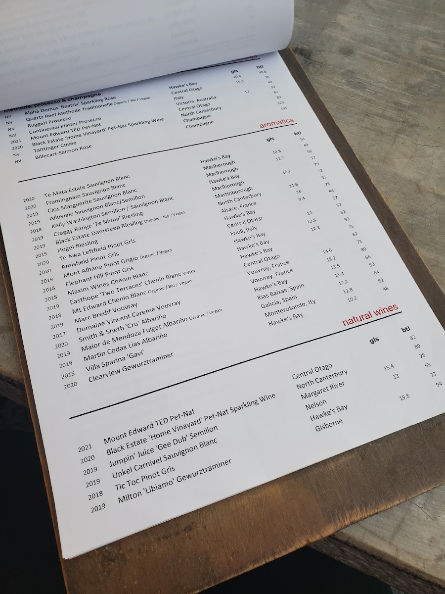 Menu Milk & Honey Restaurant-10