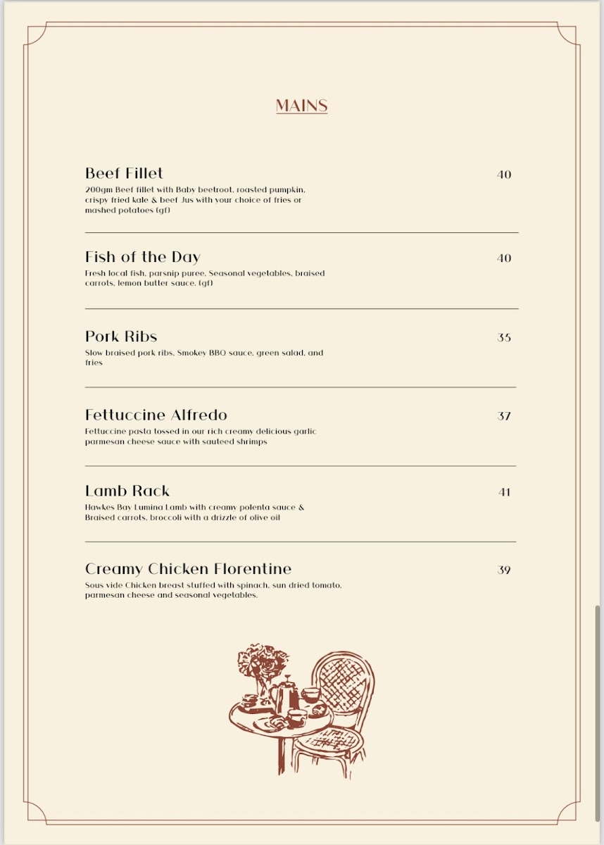 Menu Milk & Honey Restaurant-4