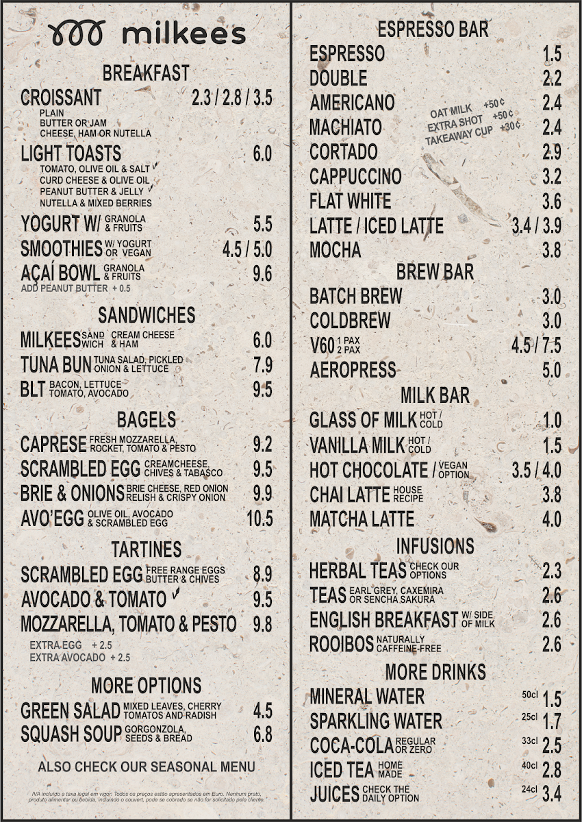 Menu Milkees - Specialty Coffee & Cookies-1