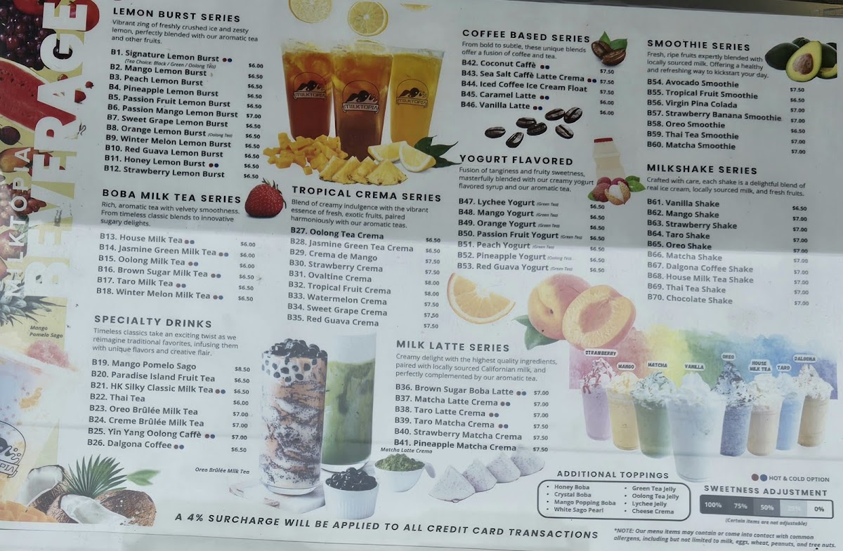 Menu Milktopia-5