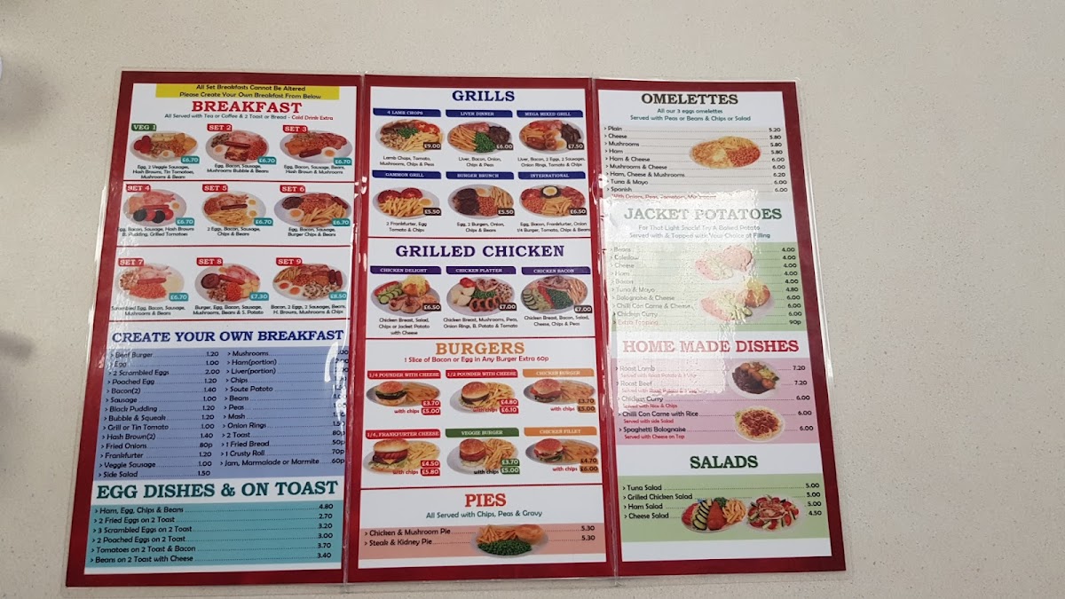 Menu Mill End Cafe-1