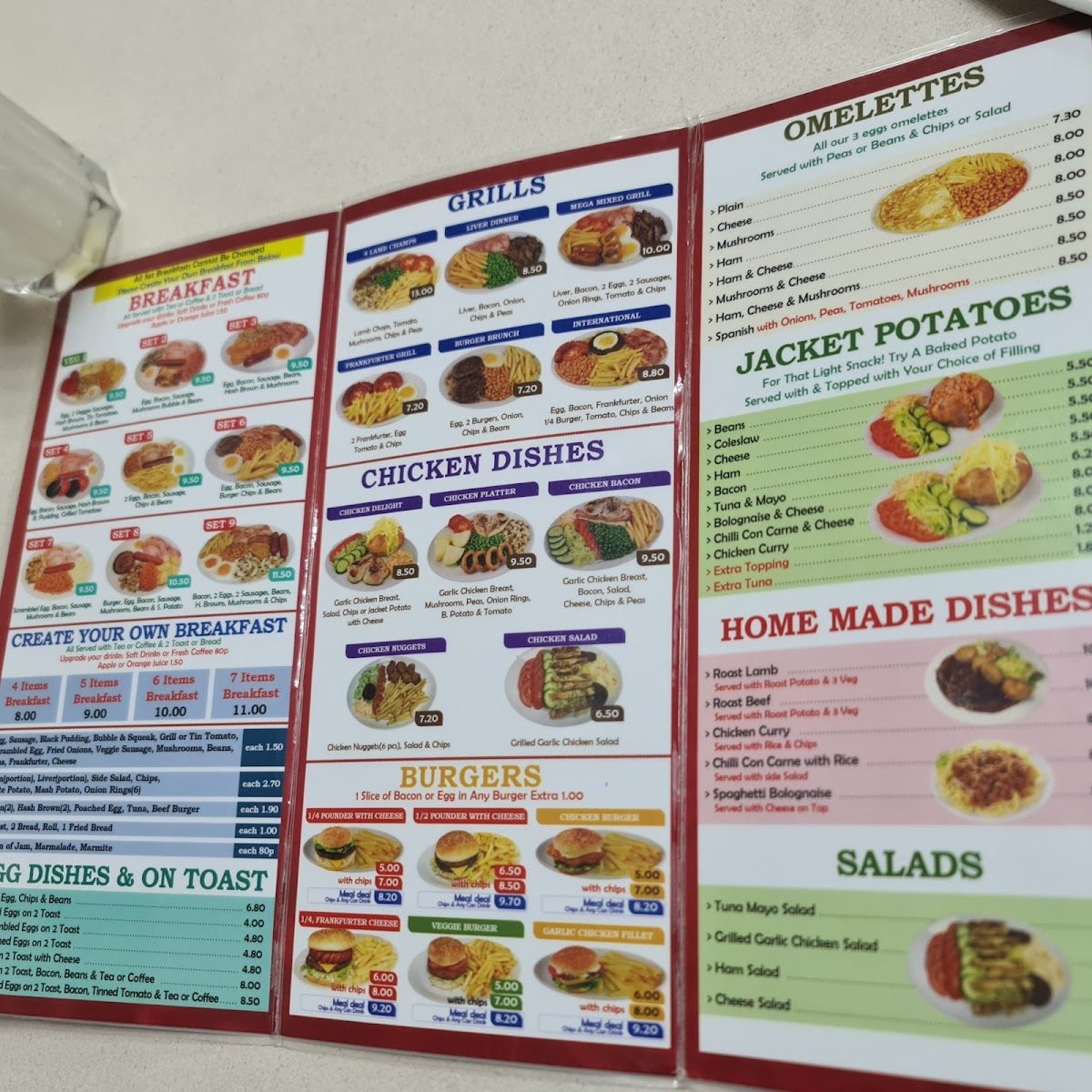 Menu Mill End Cafe-2