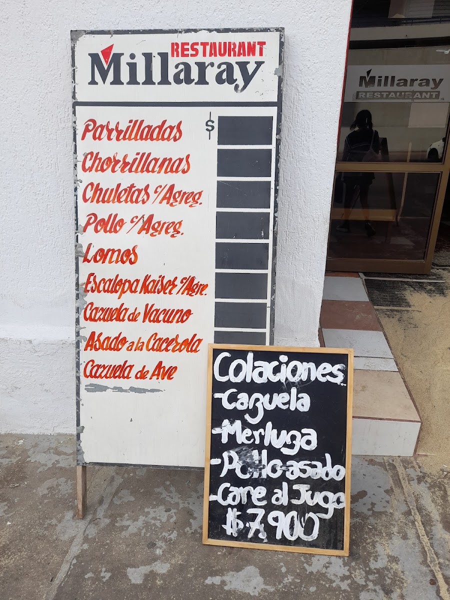 Menu Millaray-1