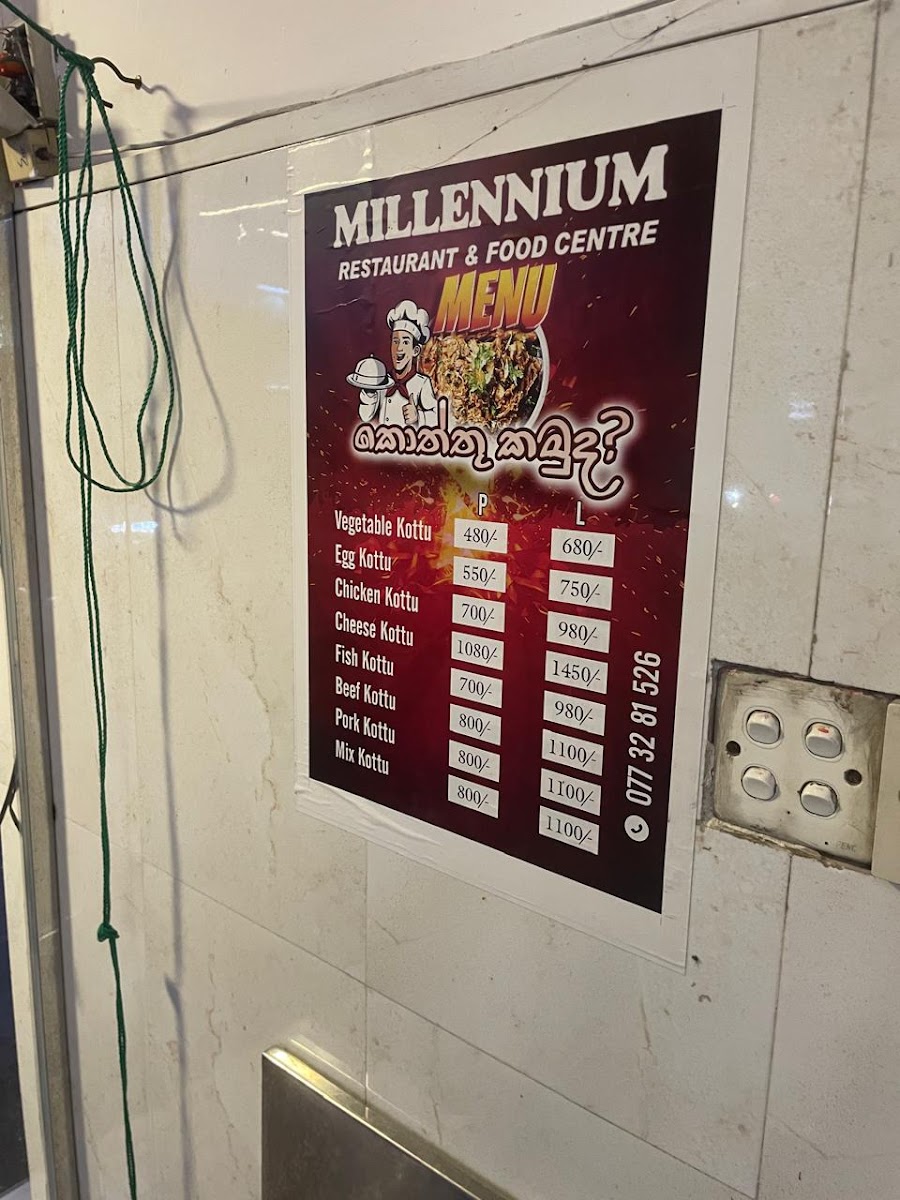 Menu Millenium Food Centre-6