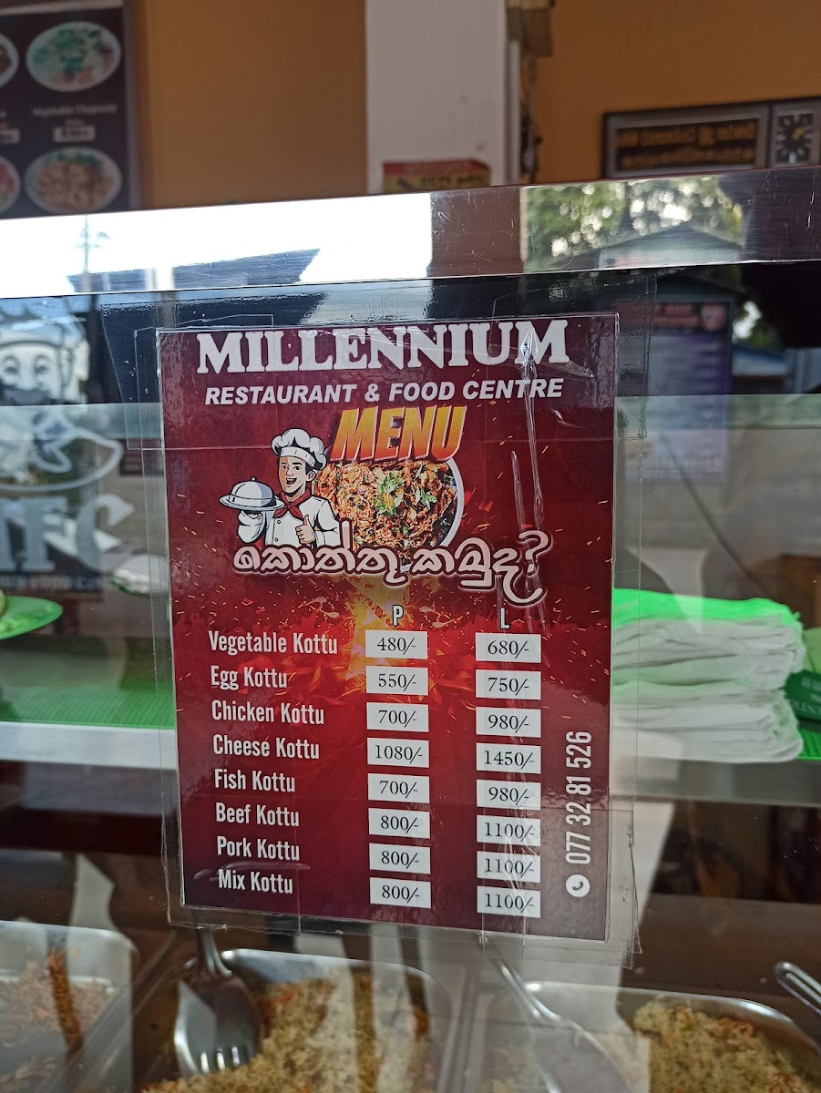 Menu Millenium Food Centre-7