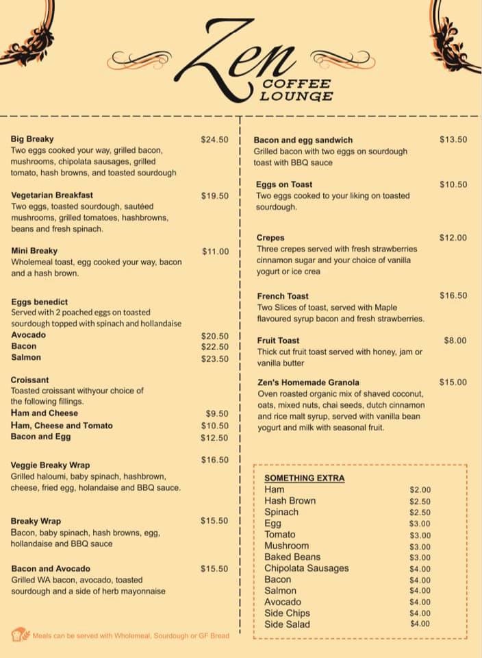 Menu Millies Restaurant-4
