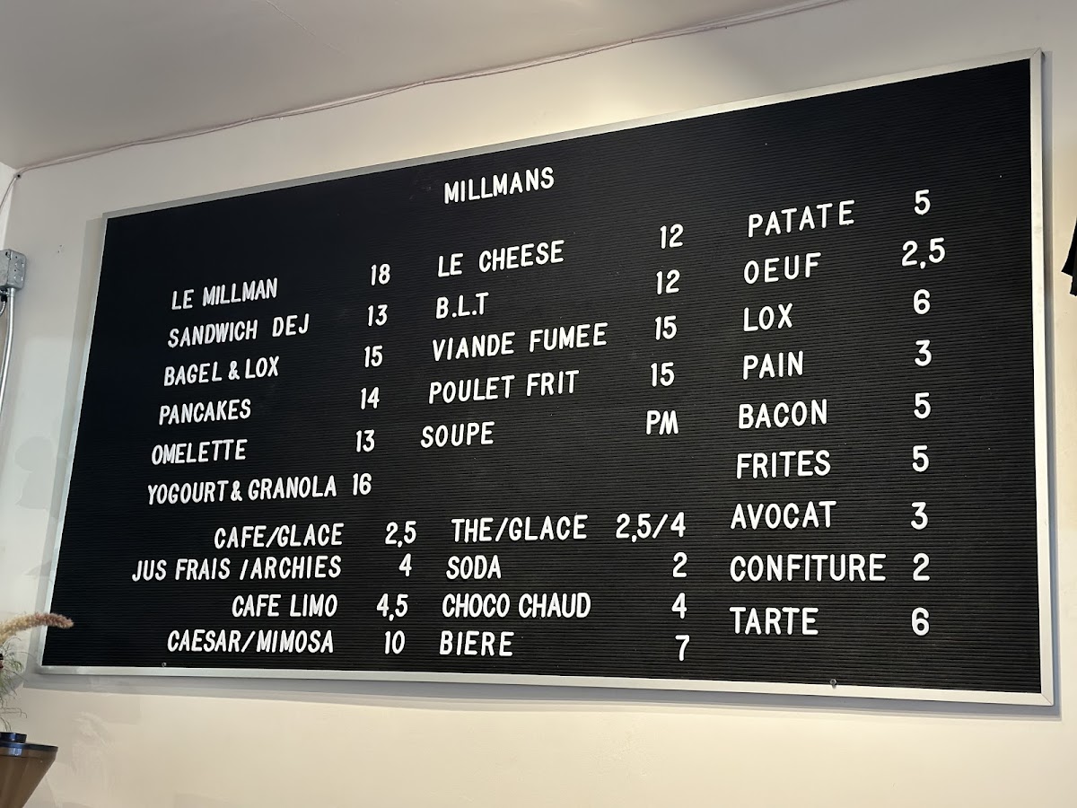 Menu Millmans-4