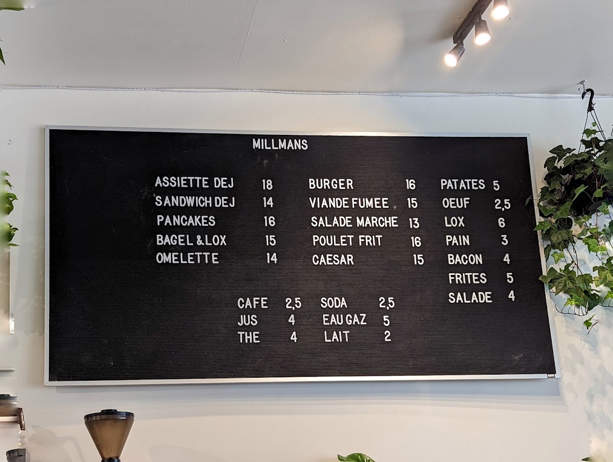 Menu Millmans-8