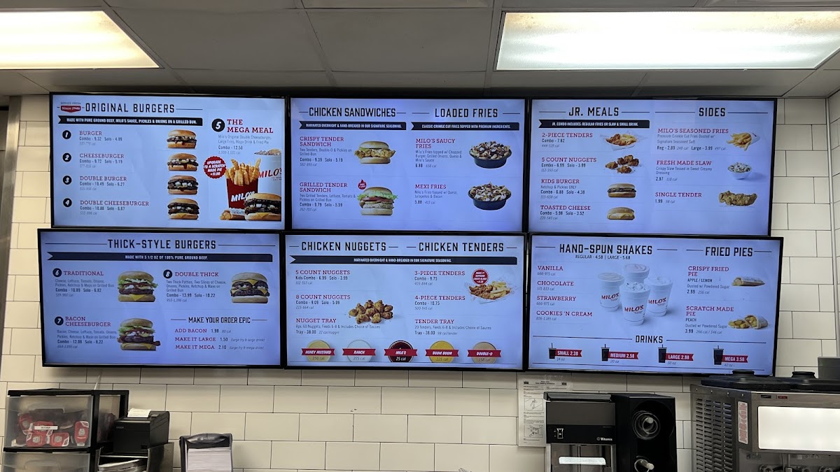 Menu Milo's Hamburgers-2