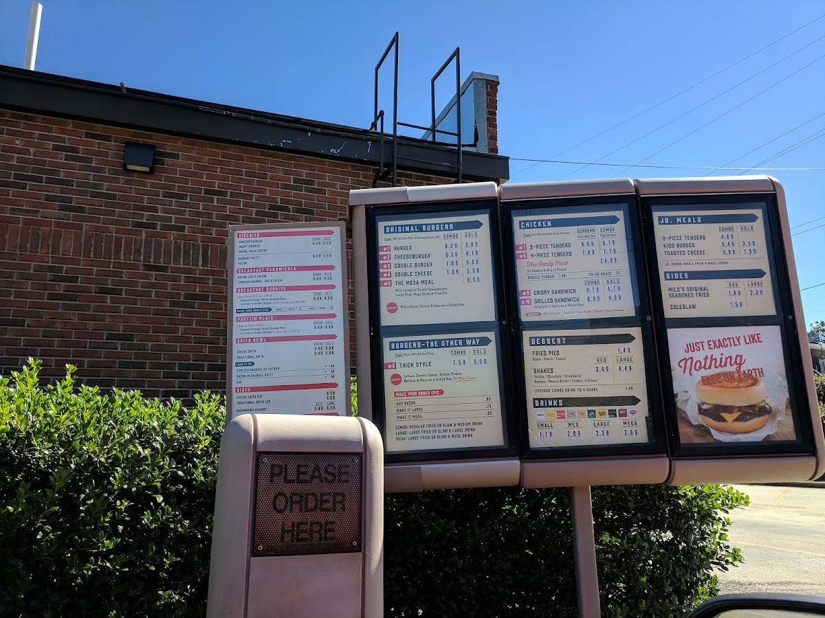 Menu Milo's Hamburgers-3