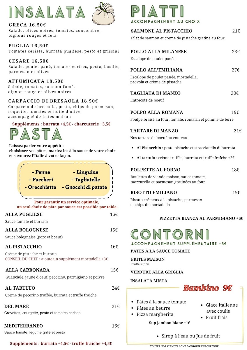 Menu Mima – Pizzeria & Cuisine Italienne-4