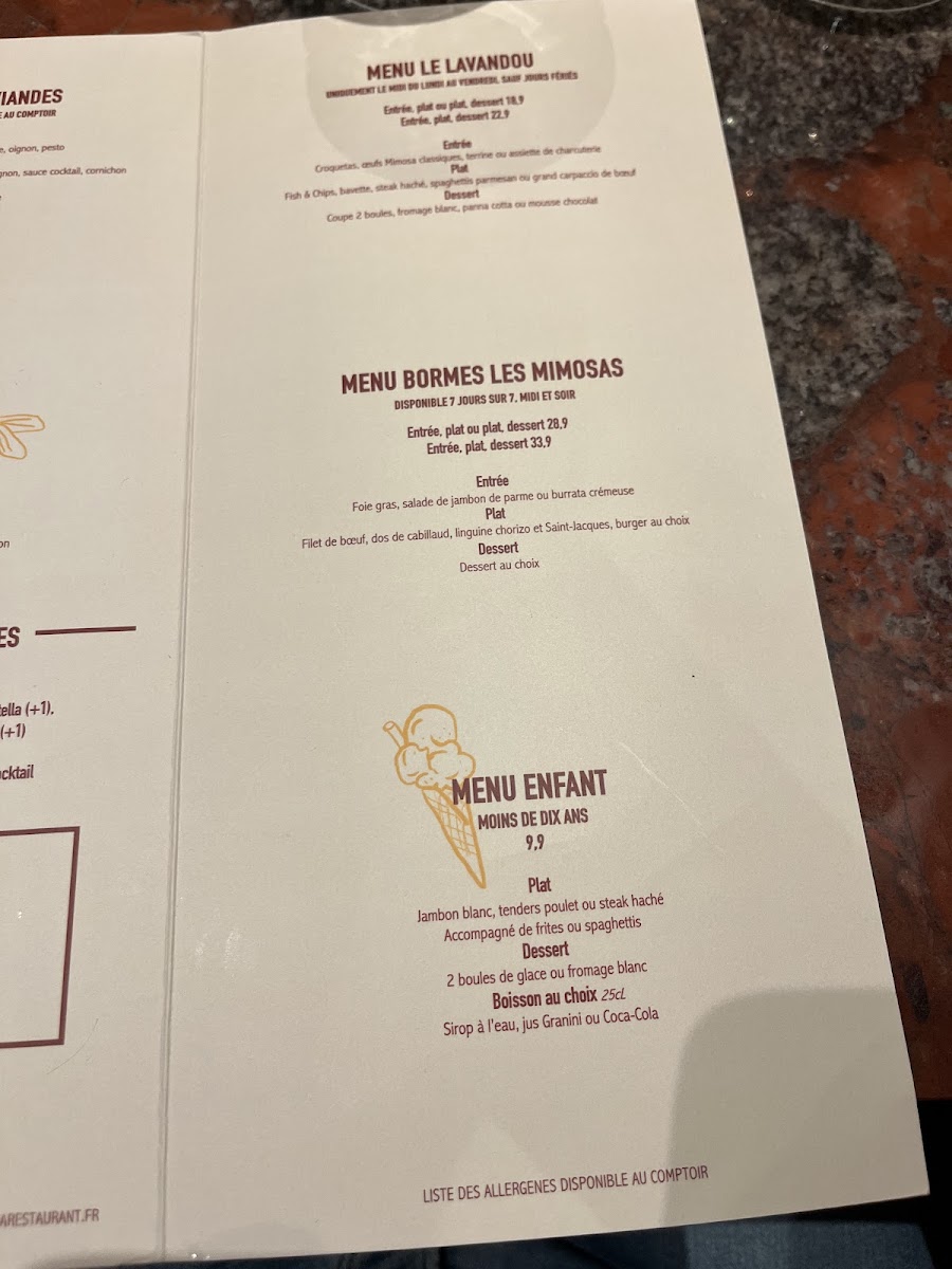 Menu Mimosa-3