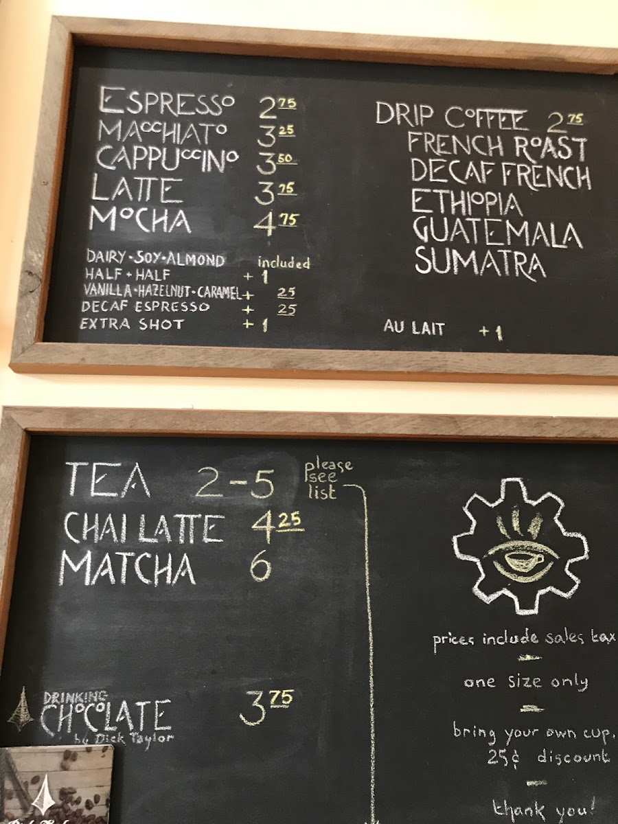 Menu Mind's Eye Manufactory & Coffee Lounge-2